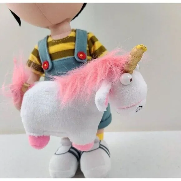 Despicable Me Minions Agnes Unicorn It's So Fluffy Plush Doll Toy Plush 15 Inch - Picture 4 of 6